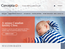 Tablet Screenshot of conceptia.ca